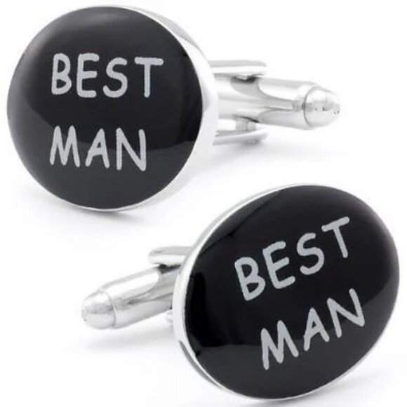 *3 FOR $9* NEW Neckties.com Best Man Wedding Metal Cuff Links Gift Box Shirt NWT - Picture 1 of 1